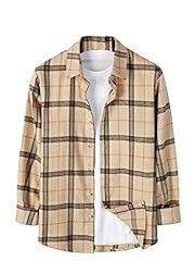Floerns men plaid for sale  Delivered anywhere in USA 