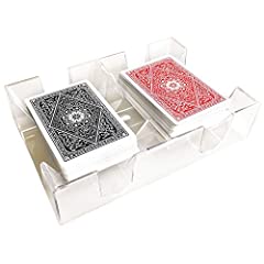 YH Poker Yuanhe Clear 2 Deck Canasta Playing Card Tray for sale  Delivered anywhere in Canada