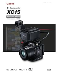 Canon xc15 instruction usato  Spedito ovunque in Italia 