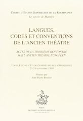 Langues codes conventions d'occasion  Livré partout en Belgiqu