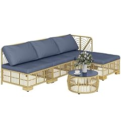 Outsunny salotto rattan usato  Spedito ovunque in Italia 