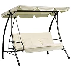 Outsunny 3 Seater Swing Chair 2-in-1 Hammock Bed Patio for sale  Delivered anywhere in UK