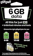 Sim card giffgaff for sale  Delivered anywhere in UK