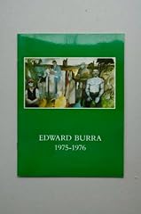 Edward burra 1975 for sale  Delivered anywhere in UK