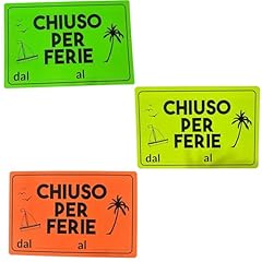 Cartello chiuso per usato  Spedito ovunque in Italia 