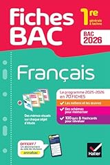 Fiches bac français d'occasion  Livré partout en France