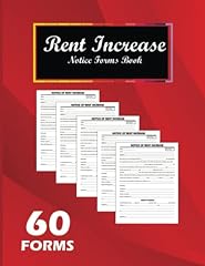 Rent increase forms for sale  Delivered anywhere in USA 