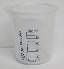 Plastic 100ml beaker for sale  Delivered anywhere in UK