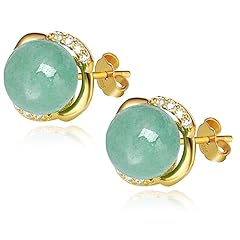 Jade stud earrings for sale  Delivered anywhere in USA 