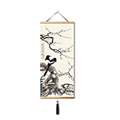 Asian Wall Scroll Chinese Painting Japanese Wall Art Japanese scroll Art Japanese Decor Home for sale  Delivered anywhere in Canada