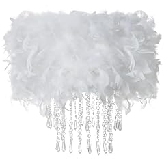 Waneway feather lampshade for sale  Delivered anywhere in USA 