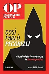 Cosi parlò pecorelli. usato  Spedito ovunque in Italia 