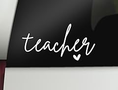 Teacher vinyl decal for sale  Delivered anywhere in USA 