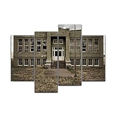 Sudoiseau Wall Art Painting Old School Abandoned Schoolhouse for sale  Delivered anywhere in Canada