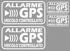 Pezzi adesivi allarme usato  Spedito ovunque in Italia 