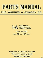 Warner swasey older for sale  Delivered anywhere in USA 