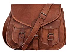 KPL 14 Inch Leather Purse Women Shoulder Bag Crossbody for sale  Delivered anywhere in UK