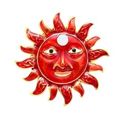 Sun brooch red for sale  Delivered anywhere in UK