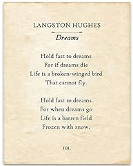 Langston hughes dreams for sale  Delivered anywhere in USA 