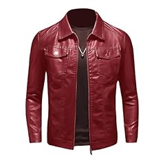 Zfbaojt mens leather for sale  Delivered anywhere in USA 