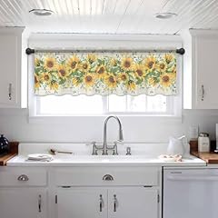 Sunflower valance yellow for sale  Delivered anywhere in USA 