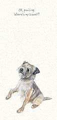 Border terrier card for sale  Delivered anywhere in UK