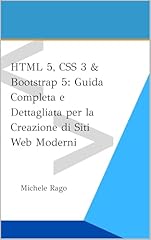 Html5 css3 bootstrap usato  Spedito ovunque in Italia 