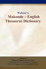 Webster makonde english for sale  Delivered anywhere in USA 
