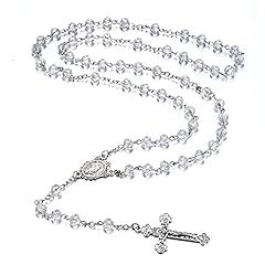 Catholic rosary clear for sale  Delivered anywhere in USA 