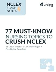 Nclex flash notes for sale  Delivered anywhere in USA 