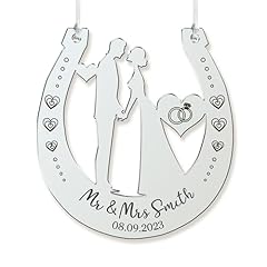 Personalised wedding horseshoe for sale  Delivered anywhere in UK