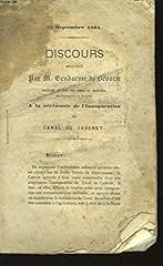 Discours prononcé cérémonie d'occasion  Livré partout en France