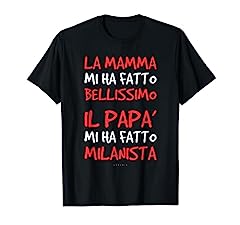 Magliette divertenti milan usato  Spedito ovunque in Italia 