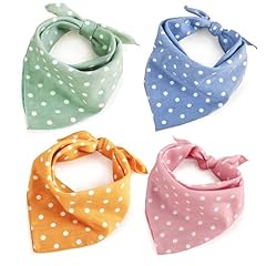 4pcs dog bandana for sale  Delivered anywhere in UK
