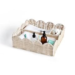 Rattan divided scalloped for sale  Delivered anywhere in USA 