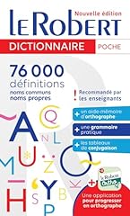 Dictionnaire robert poche d'occasion  Livré partout en France