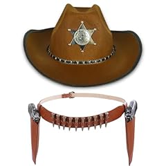 Cappello cowboy brown usato  Spedito ovunque in Italia 