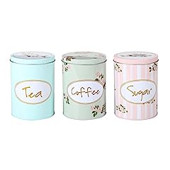 shabby chic tea coffee sugar for sale  Delivered anywhere in UK