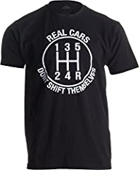 Real Cars Don't Shift Themselves | Funny Auto Racing Mechanic Manual T-Shirt-(Adult,M) Black for sale  Delivered anywhere in Canada