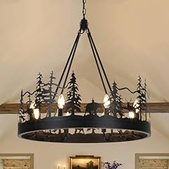 Rustic chandeliers dining for sale  Delivered anywhere in USA 