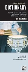 Drum rudiment dictionary for sale  Delivered anywhere in USA 