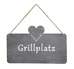 Levandeo schild grillplatz gebraucht kaufen  Wird an jeden Ort in Deutschland