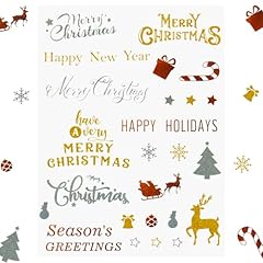 Sheets glitter merry for sale  Delivered anywhere in UK