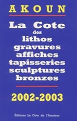 Cote litho gravures d'occasion  Livré partout en France