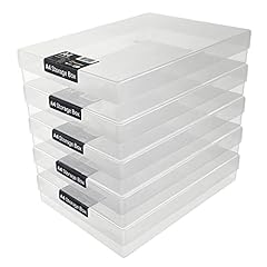 WestonBoxes A4 Transparent Plastic Craft Storage Boxes for sale  Delivered anywhere in UK