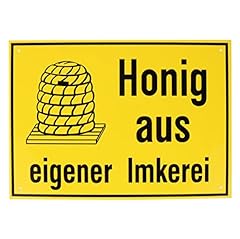 Werbeschild honig eigener gebraucht kaufen  Wird an jeden Ort in Deutschland