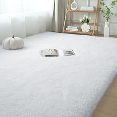 White fluffy area for sale  Delivered anywhere in USA 