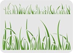 Fingerinspire grass stencils for sale  Delivered anywhere in UK