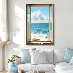 Framed window beach for sale  Delivered anywhere in USA 