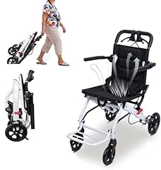 Lightweight folding wheelchair for sale  Delivered anywhere in UK